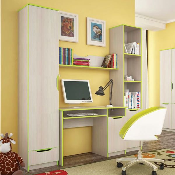 Пенал Феникс Маттео 1Д/1Ш 210x40x40 см Дуб молочный