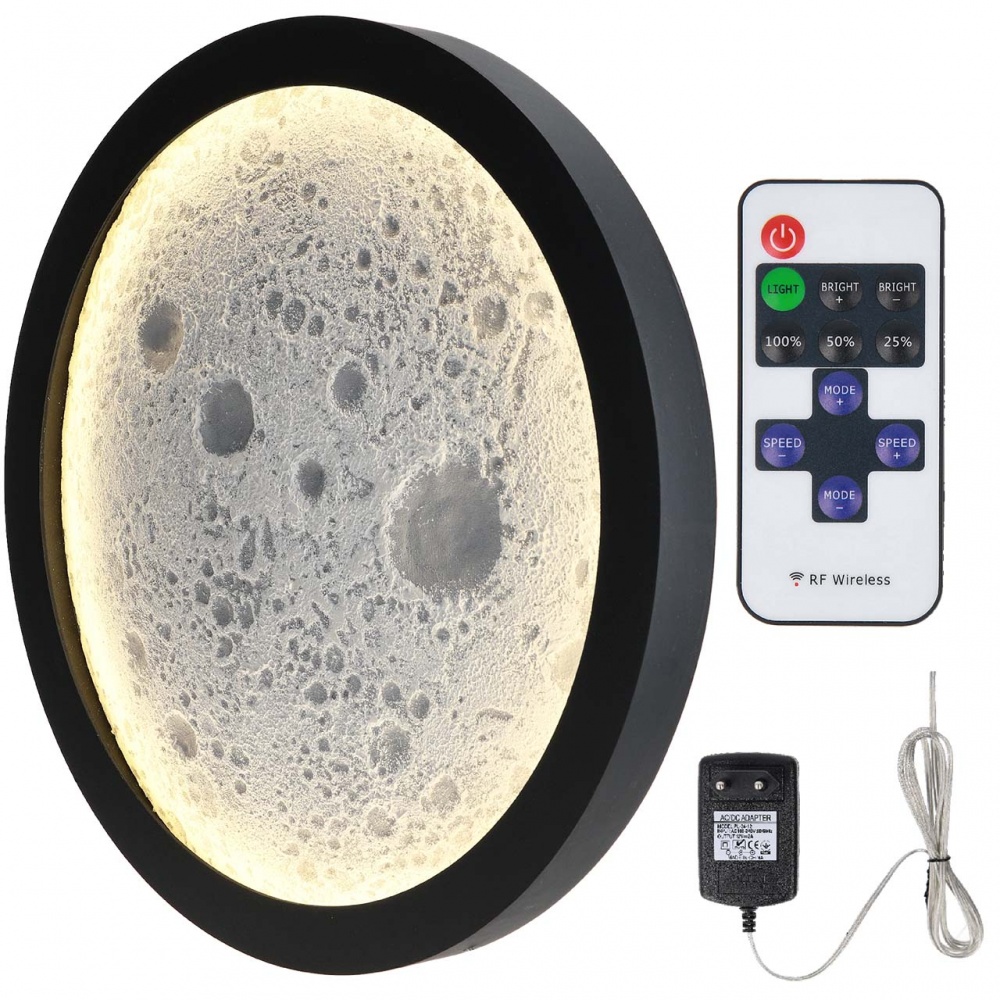 Светильник настенный The 11's Обратная сторона Луны 1x18,3 Вт черный