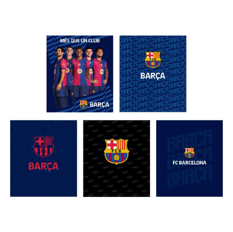 Тетрадь школьная 24 лист. клетка FC Barcelona BC25-238 KITE