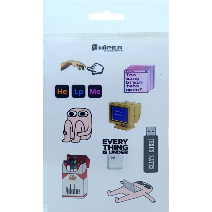 Наклейка Hiper DVH в ассортименте 10x15 см