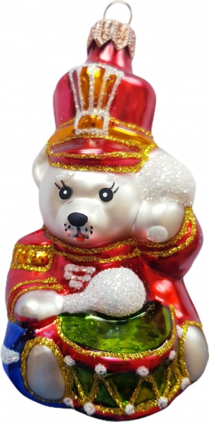 Подвеска Юріта Медведь с барабаном А258 10,5 см 