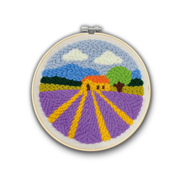 Набір для килимової вишивки Brushme Лавандове поле