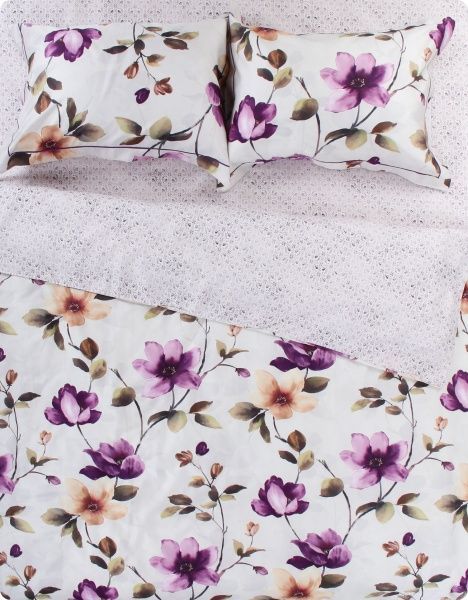 Комплект постельного белья Romantic 2 разноцветный Lameirinho 