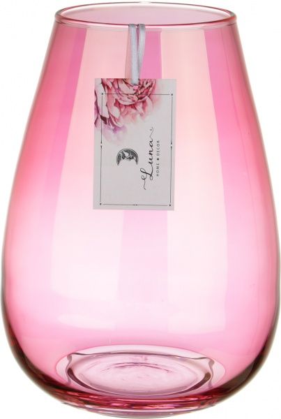 Ваза Luster 25,5х18,5 см червоний