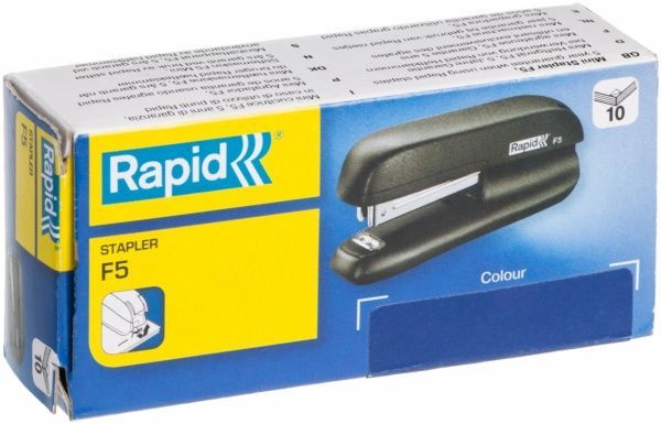 Степлер F5 mini синий Rapid