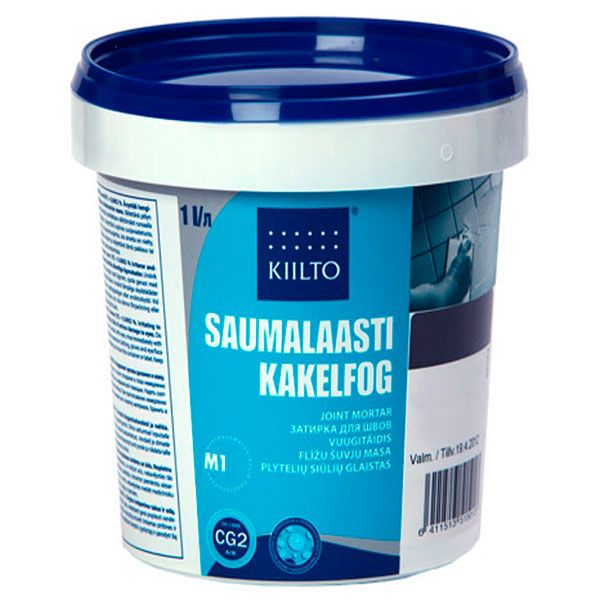 Фуга Kiilto Kesto 90 1 кг синий ледяной 