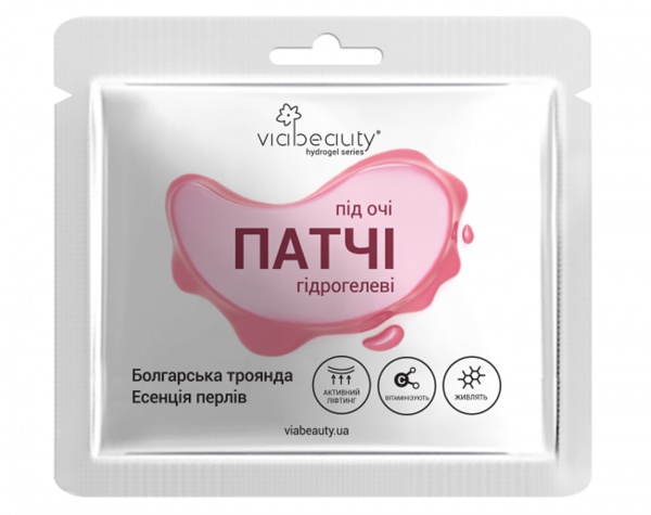 Патчи под глаза VIA Beauty Болгарская роза 2 шт.