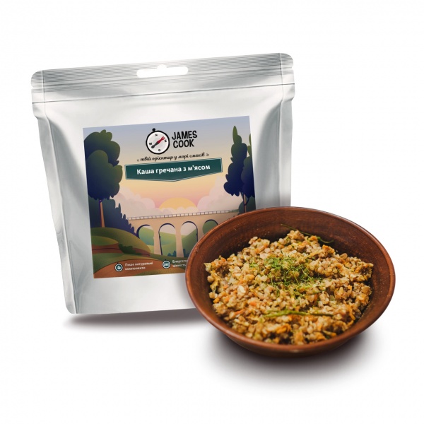 Каша James Cook гречана з м'ясом