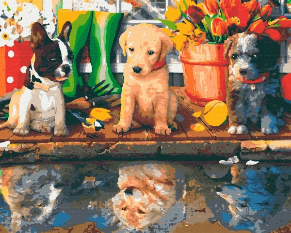 Набор живопись по номерам Будущие вожаки 40х50 см Riviera Blanca 