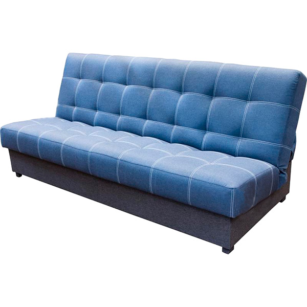Диван прямий Берегиня Торнадо 2060х910х910 мм синій