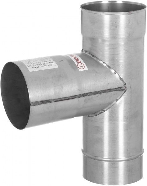 Трійник моно 1 мм нерж Ф120 мм 87°LIRA-LTD 