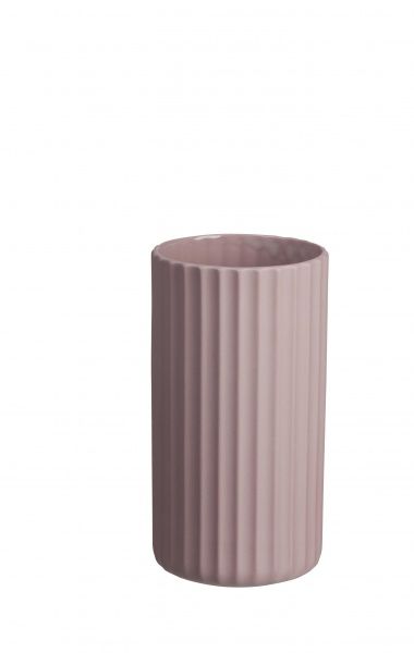 Ваза керамическая розовая Yoko 24 см 1368610 ASA