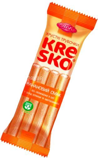 Трубочки АВК банановый вкус 40 г