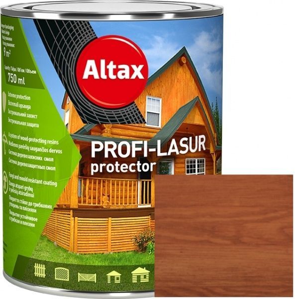 Лазурь Altax PROFI-LASUR protector Тик мат 0,75 л