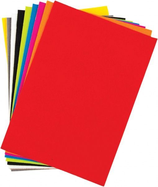 Набор фетра на клейкой основе А4 10 цветов Centrum