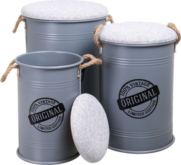 Бочка декоративная Original YA11206S серый 