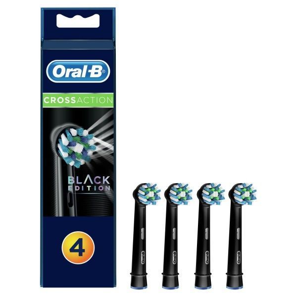 Насадки для электрической зубной щетки Oral-B Cross Action Black 4 шт.