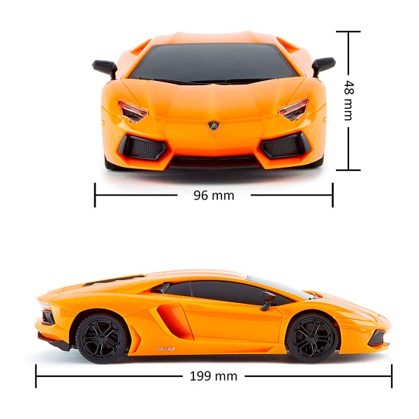 Машинка Lamborghini Aventador LP 700-4 (1:24, 2.4Ghz, оранжевый) 1:24 124GLBO