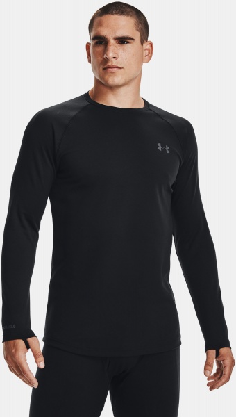 Футболка Under Armour PACKAGED BASE 3.0 CREW 1343243-001 р.SM чорний