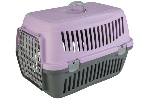 Переноска AnimAll 58х42х42 см серо-фиолетовая 2000981203627