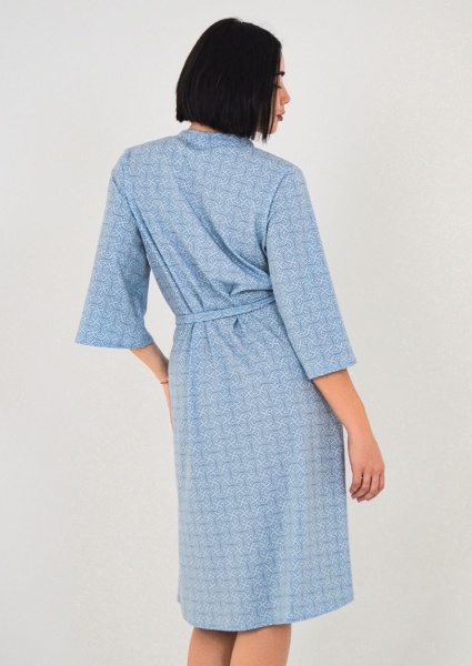 Халат домашний женский Verona Verona р. 46 голубой