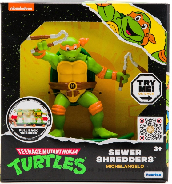 Черепашка-ниндзя Funrise TMNT Мастера боевых искусств Микеланджело 71022 
