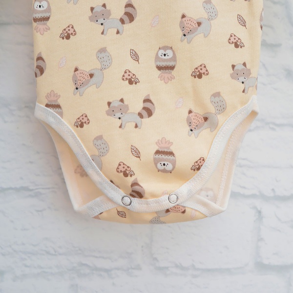 Боди детское унисекс Blanka Енотик р.92 бежевый 110365 