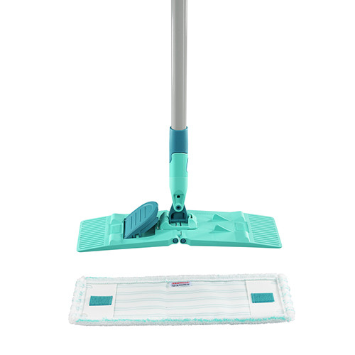 Комплект швабра и ведро с механическим отжимом для уборки Leifheit Combi M Evo 33 см бирюзовый