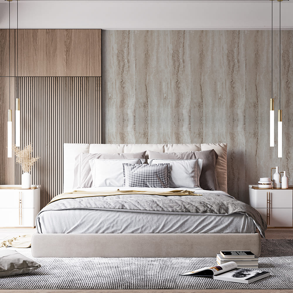 3D-панель с ПВХ самоклеящаяся Sticker Wall мрамор светло-серый 600х3000х2 мм рулон (SW-00001283)