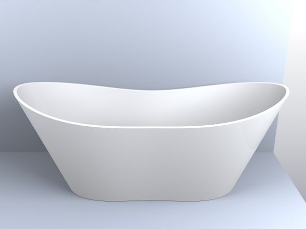 Ванна из искусственного камня Miraggio Florida 180x76 белая 