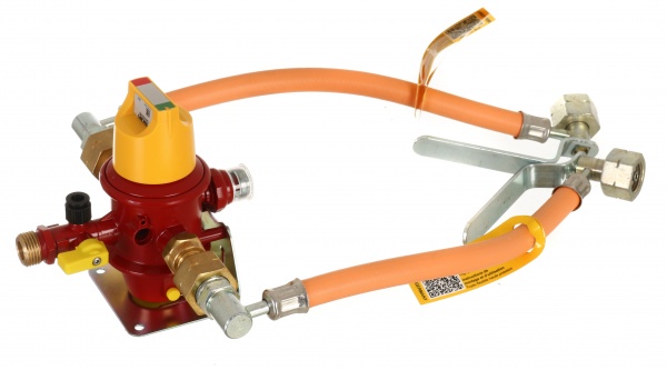 Редуктор газовый GOK на 2 баллона 4 кг/ч 37-50 мбарр.