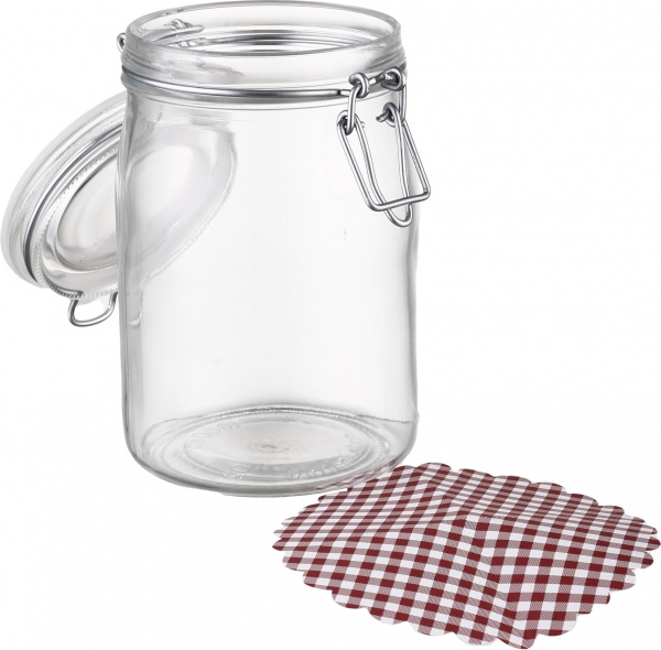 Банка для сыпучих с бугельной крышкой 1 л Borgonovo