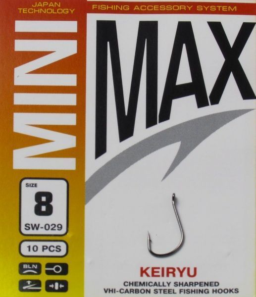 Крючок MiniMax Keiryu №8 10 шт. SW029-8