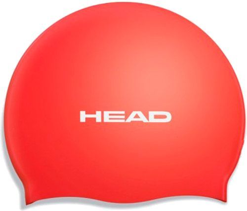 Шапочка для плавания Head Silicone Flat 455003.RD one size красный