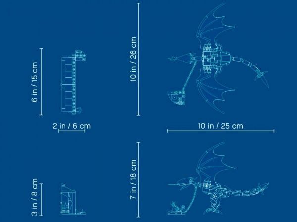 Конструктор LEGO Harry Potter Венгерская хвосторога в Турнире Трех Волшебников 75946