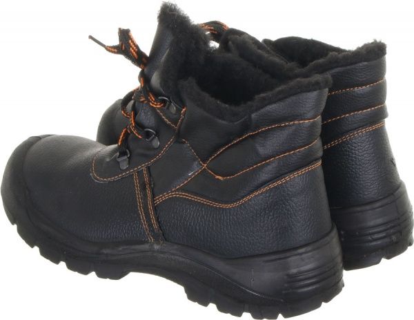 Ботинки рабочие Valtex Кинг с металлическим подноском зимние р.42 черный