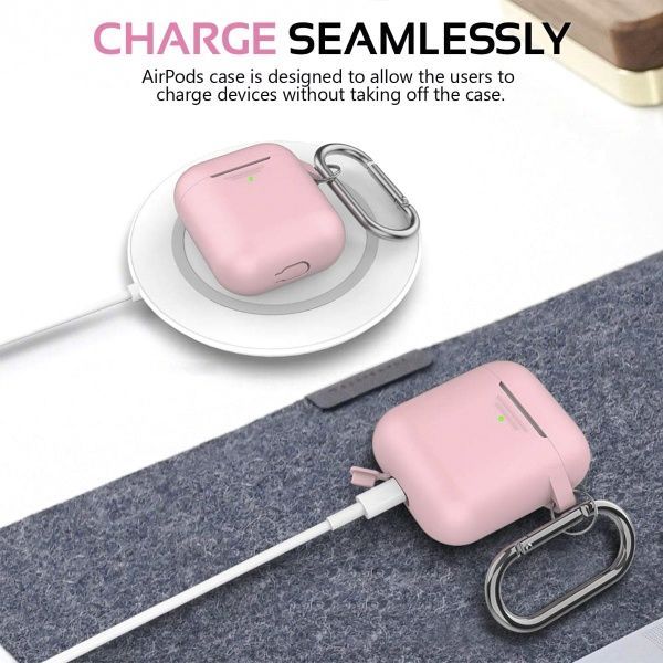 Чохол Promate GripCase для Apple AirPods pink 