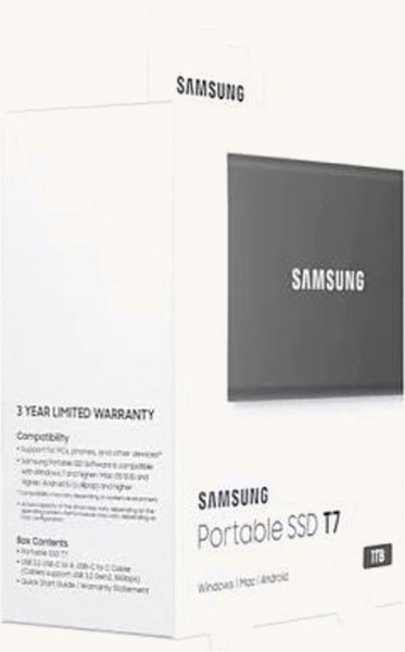 SSD-накопитель Samsung 2000GB Portable USB 3.2 3D TLC (MU-PC2T0T/WW) 