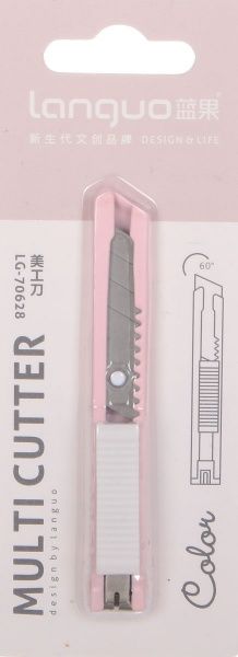 Нож канцелярский Classic розовый 