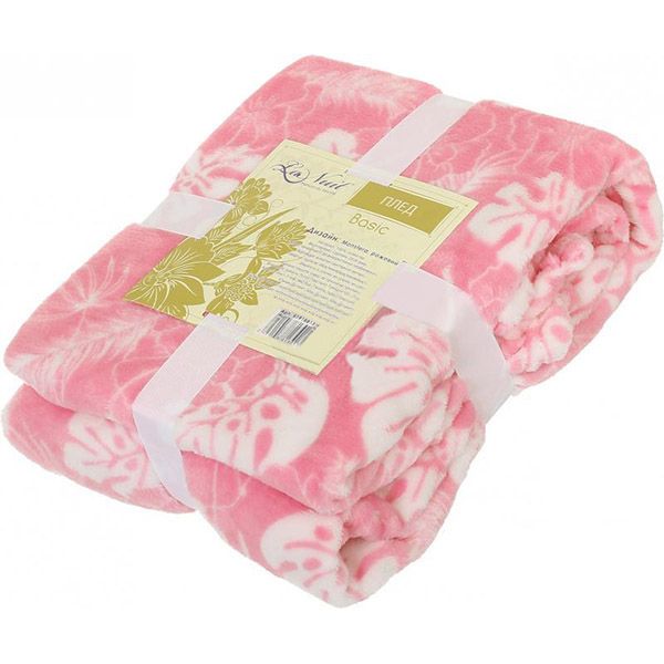 Плед Monstera 200x220 см розовый La Nuit 