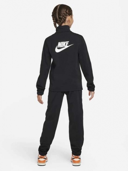 Спортивний костюм Nike K NSW TRACKSUIT POLY FZ HBR FD3067-010 р.XL чорний