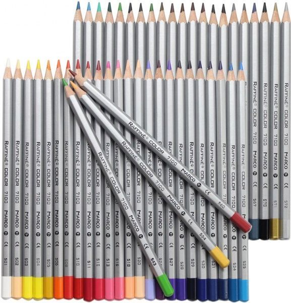 Олівці кольорові Raffine 48 шт. 7100-48СВ Marco