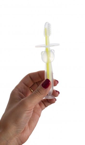 Детская зубная щетка Baby Team силиконовая 7205 мягкая 1 шт.