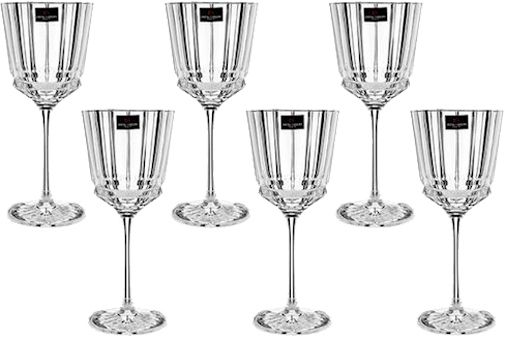 Набор бокалов для вина Macassar L6589 250 мл 6 шт. Cristal Darques 