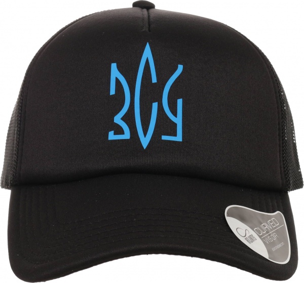 Кепка Корпорація 12 Тризуб сітка 69010203 58 чорний із синім