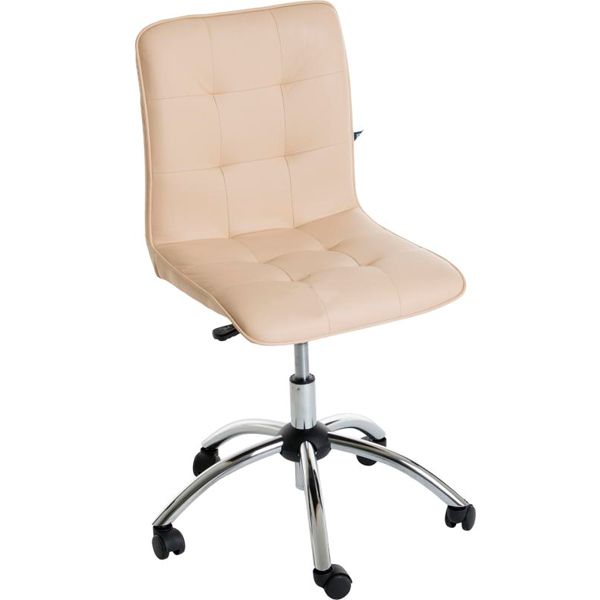 Кресло Nowy Styl Bit GTS Chrome (CH) ECO-07 молочный 