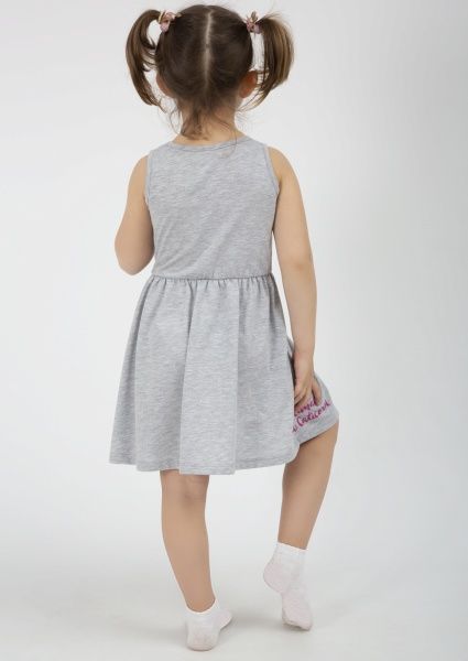 Сарафан для девочек Roksana Active р.104/110 серый №0019/12141 