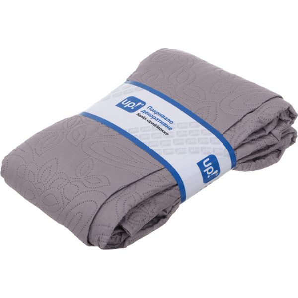 Покрывало 220x240 см UP! (Underprice) серый/мокко 