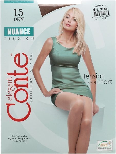 Колготки Conte NUANCE 15 den bronz р. 4 бронзовый 