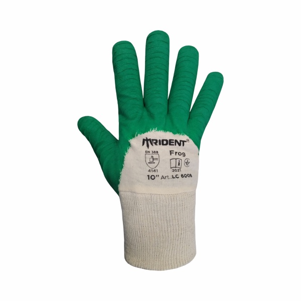Перчатки Trident LC6008 Frog с покрытием латекс XL (10) LC6008